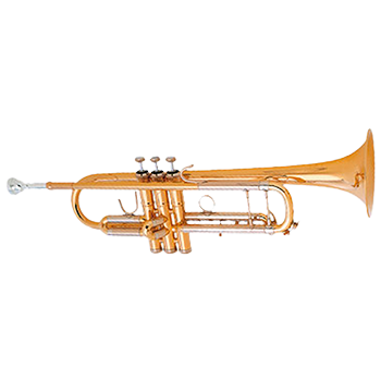 B-Trompete 3143/2 - Schallstück Midsize - Gestürztes Mundrohr - Lackiert